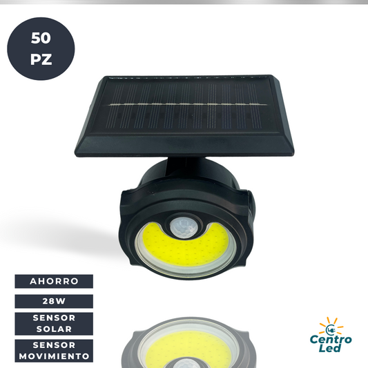50 Lámparas solar para jardín con sensor de movimiento 40761